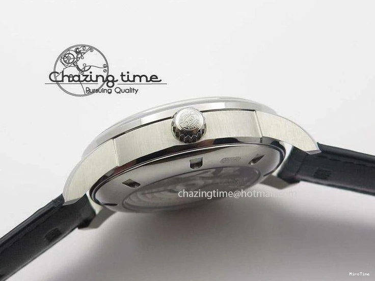 MIROTIME 0303 Affordable Ingeniuer St.Laurens SS Brown Dial MK 1:1 Best Edition On Black Leather Strap A 7365